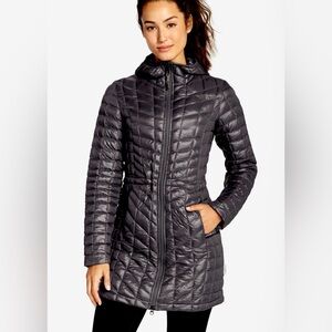 The North Face Black HD ThermoBall Eco Insulated Parka Light Puffer Jacket